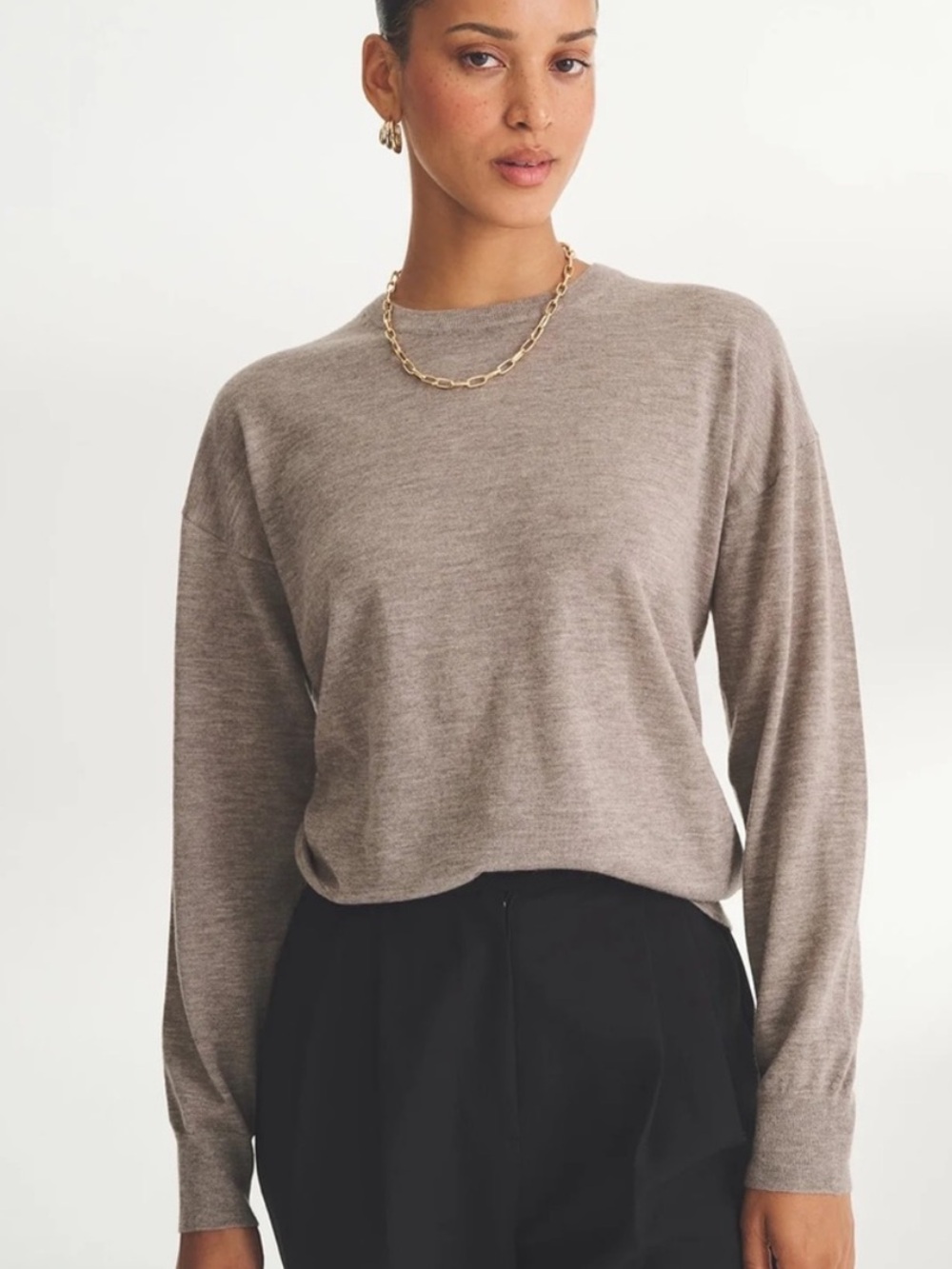 NAADAM Fancy Crewneck Cashmere Sweater Size Small Women NEW WITH TAGS